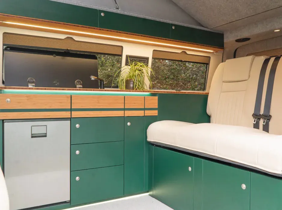 Out And About Campers Inside Green