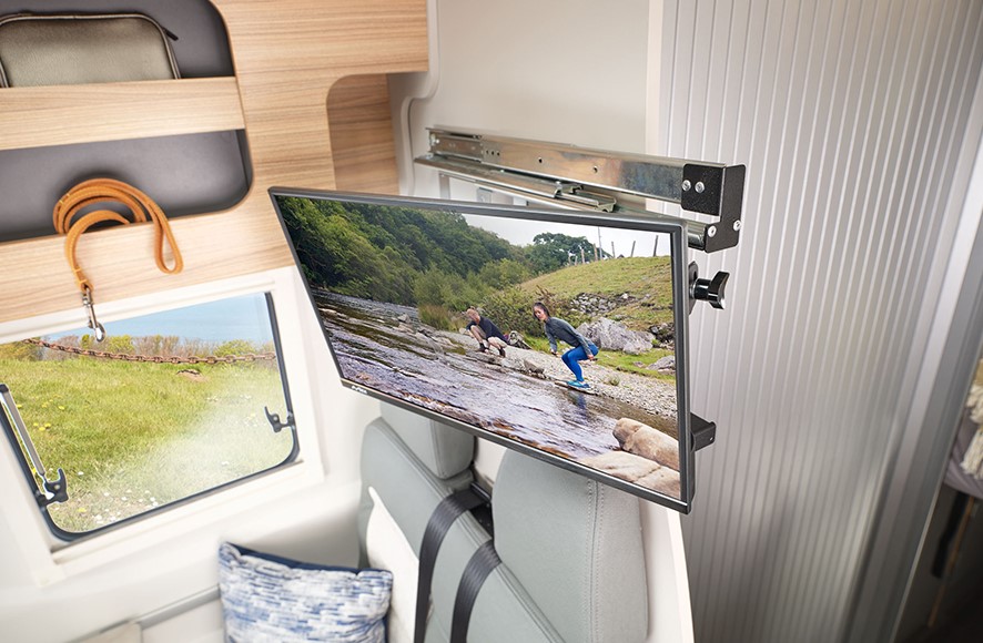 Bailey Endeavour B65 High Top Elevating Roof 4 Berth Campervan TV Mounting