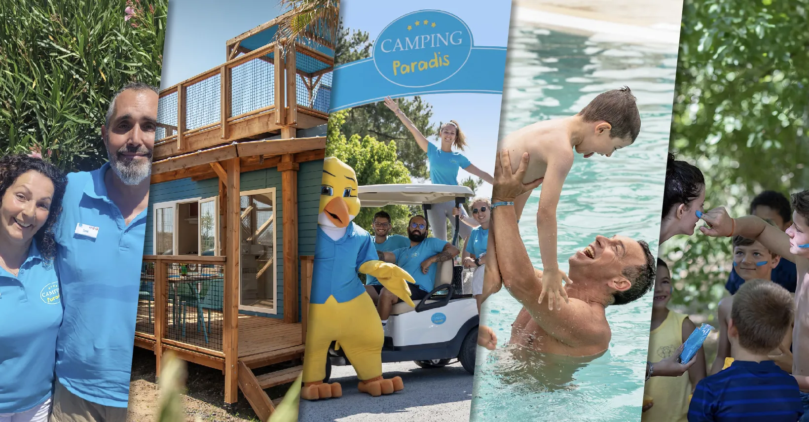 Camping Paradis Header