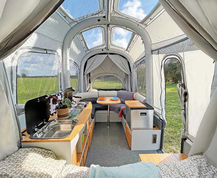 Opus Camper Range Light Comfortable Interior