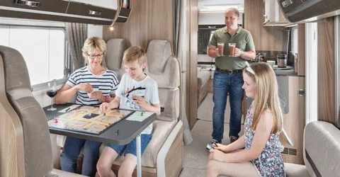 Preston Caravans Swift Kontiki Interior